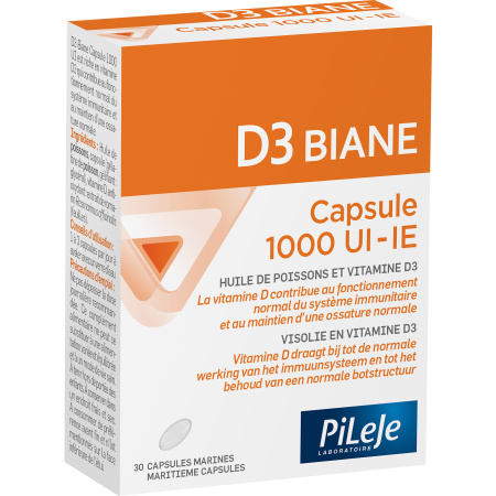 PiLeJe D3 Biane 1000IE 30 Maritime Capsules