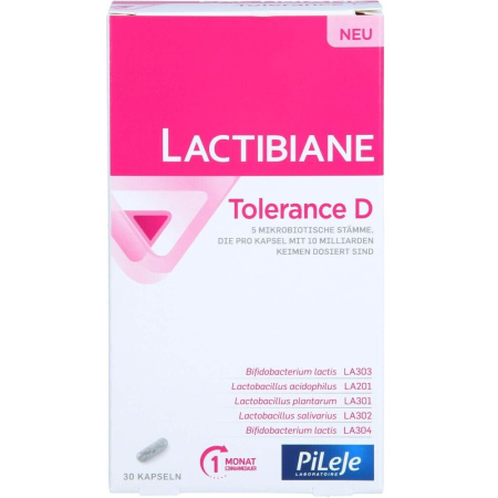 Pileje Lactibiane Tolerance D 30 Capsules