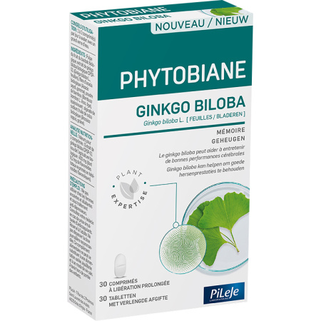 PiLeJe Phytobiane Ginkgo Biloba Voedingssupplement 30 Tabletten