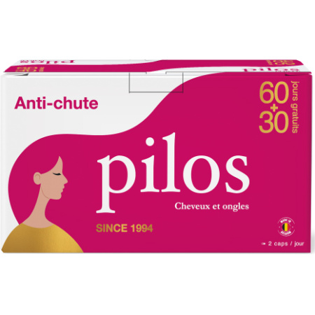 Pilos Anti-Haaruitval Haar En Nagels 60+30 Capsules