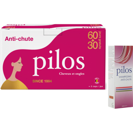 Pilos Forte Haar En Nagels Promo 60+30 Capsules + Shampoo 100ml Gratis