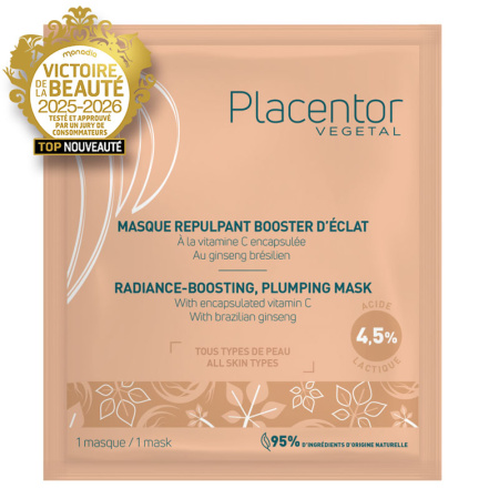 Placentor Vegetal Opvullend Masker Stralende Boost 25g