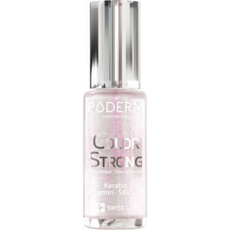 Poderm Nagellak Color Strong Nagelverharder Voor Broze Nagels 138 Highlighter 8ml