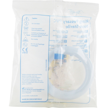 Portex Pessarium Vinyl 80mm Stuk 1