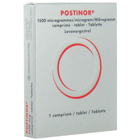 Postinor 1500μg Levonorgestrel Noodcontraceptie 1 Tablet