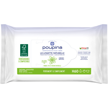 Poupina La Lingette Naturelle Babydoekjes