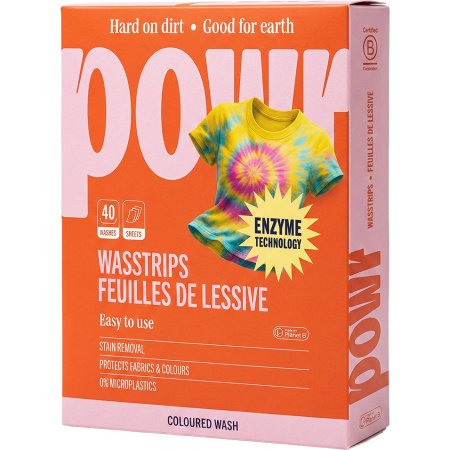 Powr Wasstrips Voor Gekleurd Wasgoed 40 Stuks