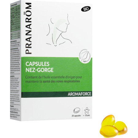 Pranarôm Aromaforce Neus-Keel 30 Capsules