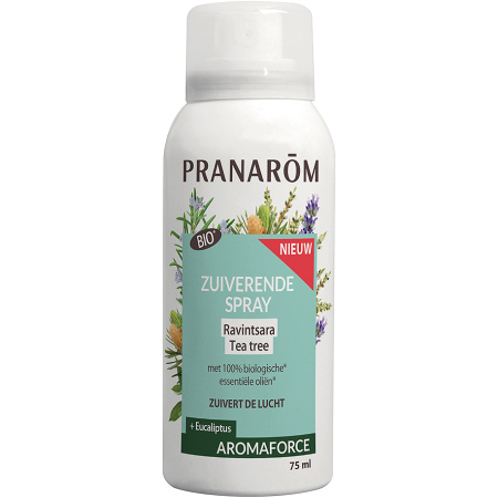 Pranarôm Aromaforce Zuiverende Spray Ravintsara Tea Tree Bio 75ml
