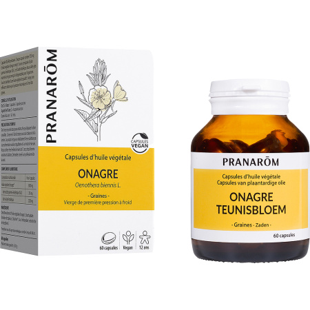 Pranarôm Capsules Van Plantaardige Olie Van Teunisbloem Pot 60 Capsules