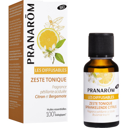 Pranarôm Les Diffusables Essentiële Oliën 100% Biologisch Sprankelende Citrus Citroen Bergamot 30ml