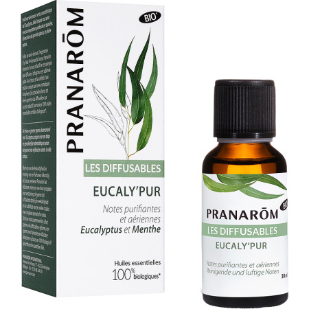 Pranarôm Les Diffusables Eucaly'Pur Essentiële Oliën Eucalyptus Munt 100% Bio 30ml