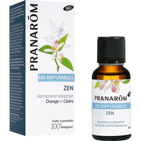 Pranarôm Les Diffusables Zen Sinaasappel Ceder Essentiële Oliën 100% Biologisch 30ml