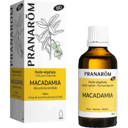Pranarôm Macadamia Plantaardige Olie Bio 50ml