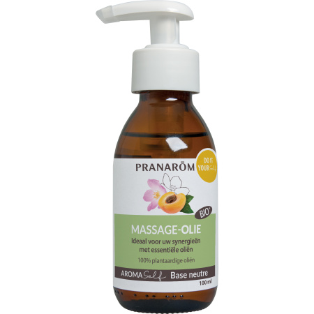 Pranarôm Neutrale Massage-Olie Bio Pompfles 100ml