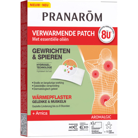 Pranarôm Verwarmende Pleister Voor Gewrichten En Spieren Bio Eco 3 Stuks
