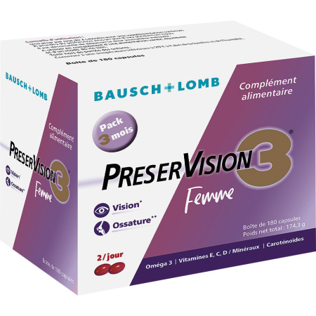 PreserVision 3 Femme 180 Capsules