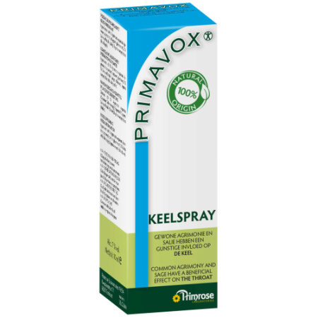 Primrose Primavox Volwassenen Keelspray 10ml