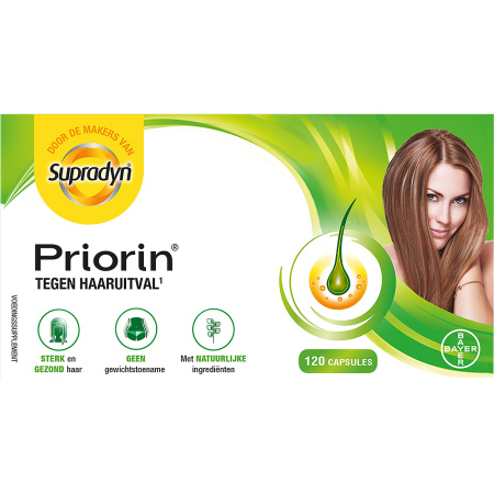 Priorin Tegen Haaruitval Voedingssupplement Met Biotine 120 Capsules