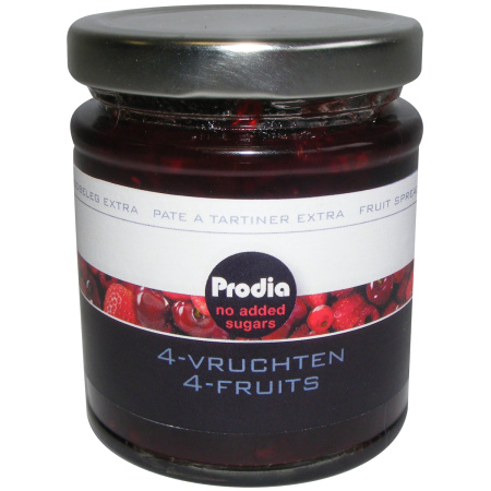 Prodia Broodbeleg Extra 4 Vruchten 215g
