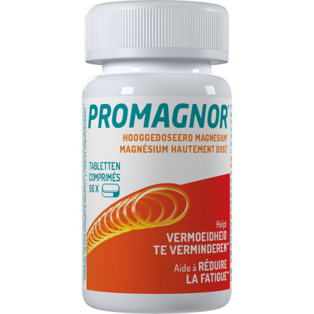 Promagnor Hooggedoseerd Magnesium Helpt Vermoeidheid Te Verminderen 90 Tabletten