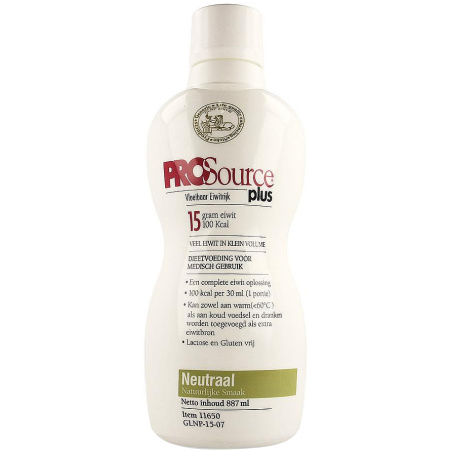 Prosource Plus Neutre 15g Protein/30ml Fles 887ml