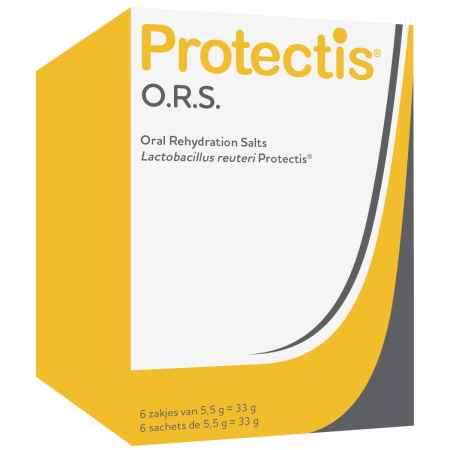 Protectis O.R.S. Rehydratiepoeder Tegen Braken En Diarree 6 Zakjes