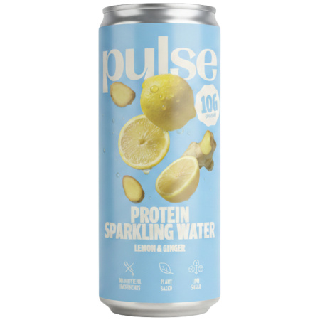 Pulse Protein Proteïne Bruiswater Citroen Gember 330ml