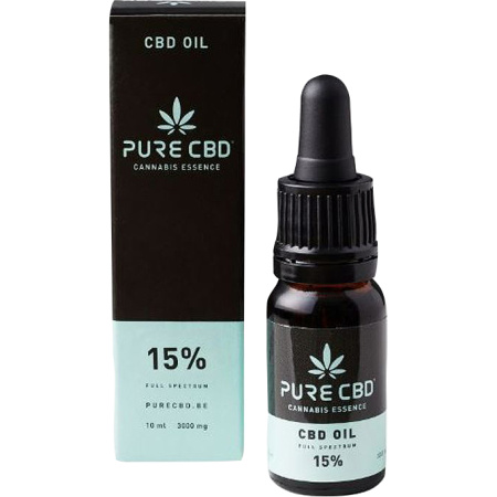 Pure CBD Oil Full Spectrum 15% Druppelflacon 10ml