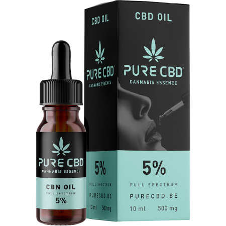 Pure CBD Oil Full Spectrum 5% Druppelflacon 10ml