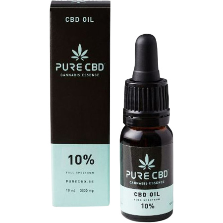 Pure CBD Oil Full Spectrum 10% Druppelflacon 10ml