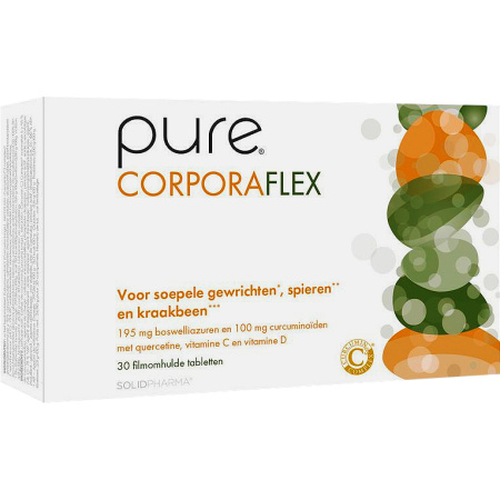 Pure Corporaflex Curcuma Boswelia Spieren gewrichten en kraakbeen 30 tabletten