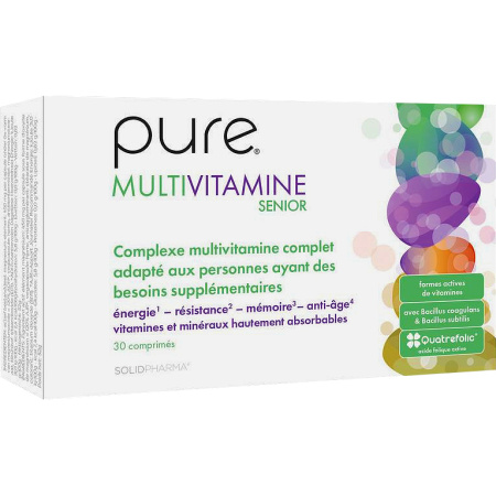 Pure Multivitamine Senior Voedingssupplement 30 Tabletten
