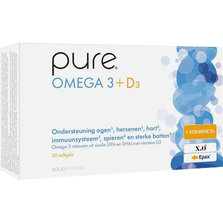 Pure Omega 3+D3 30 Capsules