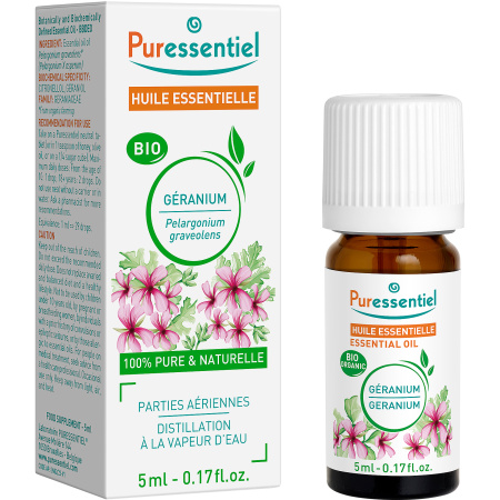 Puressentiel Geranium Bio Essentiële Olie 5ml