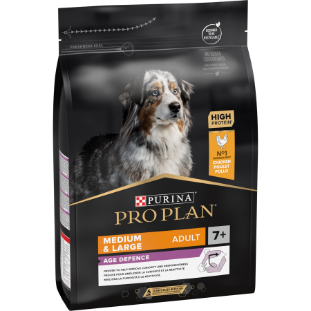 Pro Plan Age Defence Brokken Voor Senior Hond 7 Jaar En Ouder Medium & Large Kip 3kg
