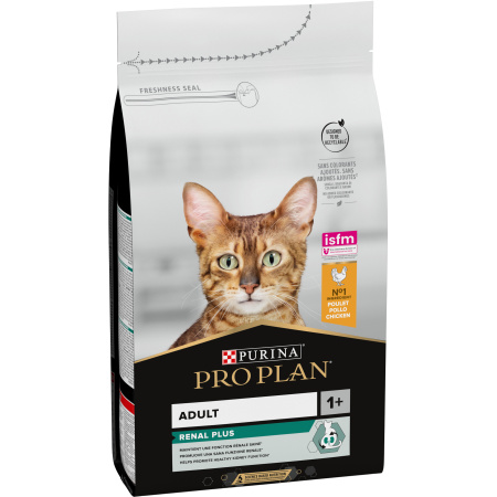 Pro Plan Renal Plus Voor Gezonde Nieren Brokken Voor Volwassen Kat Kip 1,5kg
