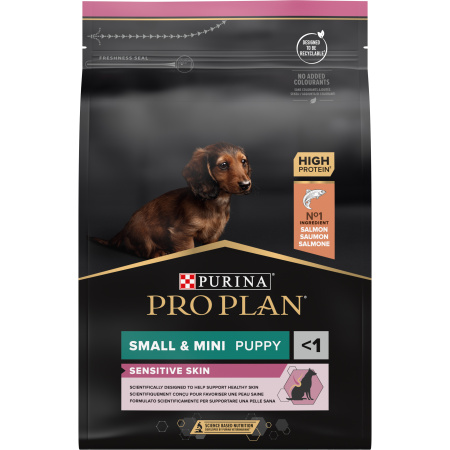 Pro Plan Sensitive Skin Voor Gevoelige Huid Brokken Voor Puppy Small & Mini Zalm 3kg