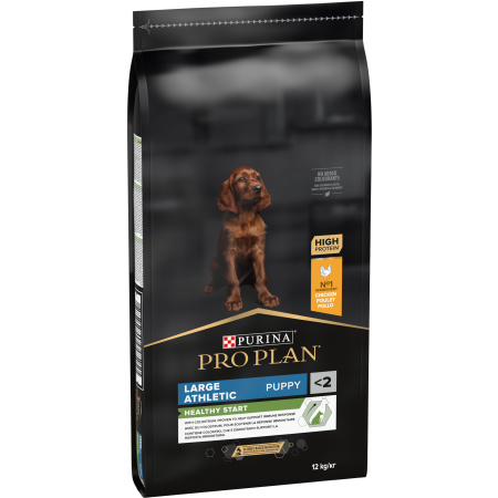 Pro Plan Healthy Start Voor Versterking Van De Immuniteit Brokken Voor Puppy Large Sportief Kip 12kg