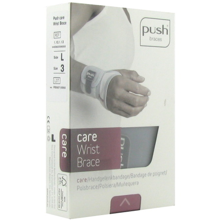 Push Braces Care Polsbrace Links Maat 3 Stuk 1