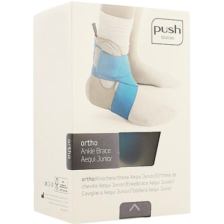 Push Braces Ortho Enkelorthese Aequi Junior Links/Rechts 23-27cm 1 Stuk