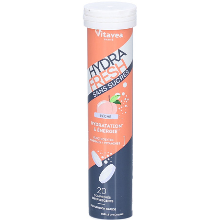 Vitavea Hydrafresh Perzik 20 Bruistabletten