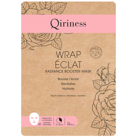 Qiriness Wrap Eclat Radiance Booster Masker 1 Stuk