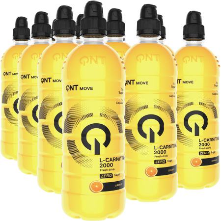 QNT Actif L-Carnitine 2000mg Oranje Nul Calorieën Fles 12x700ml