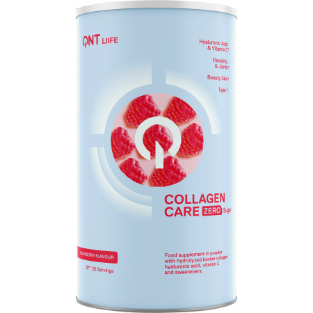 QNT Liife Collagen Care Zero Sugar Framboos 390g