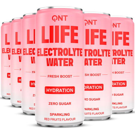 QNT Liife Electrolyte Water Rode Vruchten 12x330ml