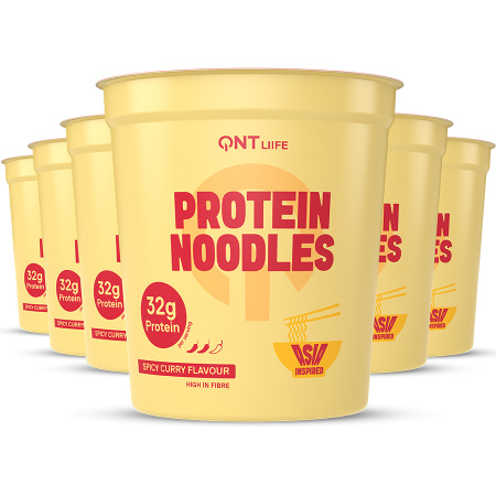 QNT Liife Protein Noodles Spicy Curry Smaak 12x62g