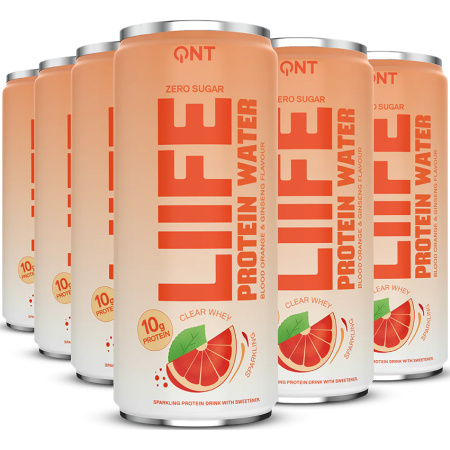 QNT Liife Protein Water Bloedappelsien Ginseng 12x330ml
