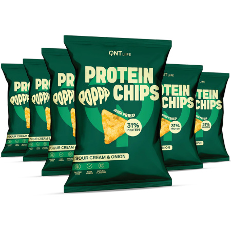 QNT Liife Proteïnechips Room & Ui 12x50g