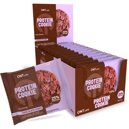 QNT Protein Cookies Chocolate Chips 60g